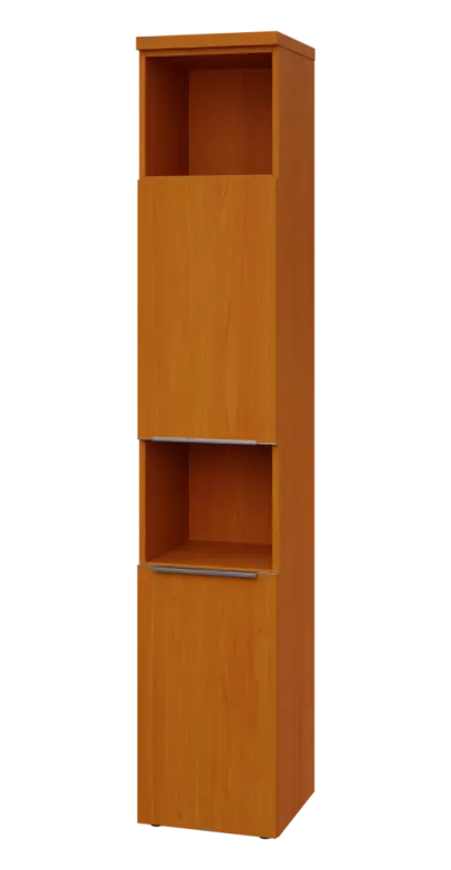 SIN 6 - 42DN2 kancelářská skříň, 2-dveřová/nika, levá, 2170x400x400, třešeň šumavská